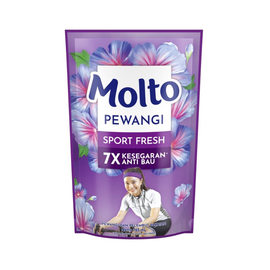 Molto Pewangi Sports Fresh/Pewangi Pelembut Pakaian 765ml