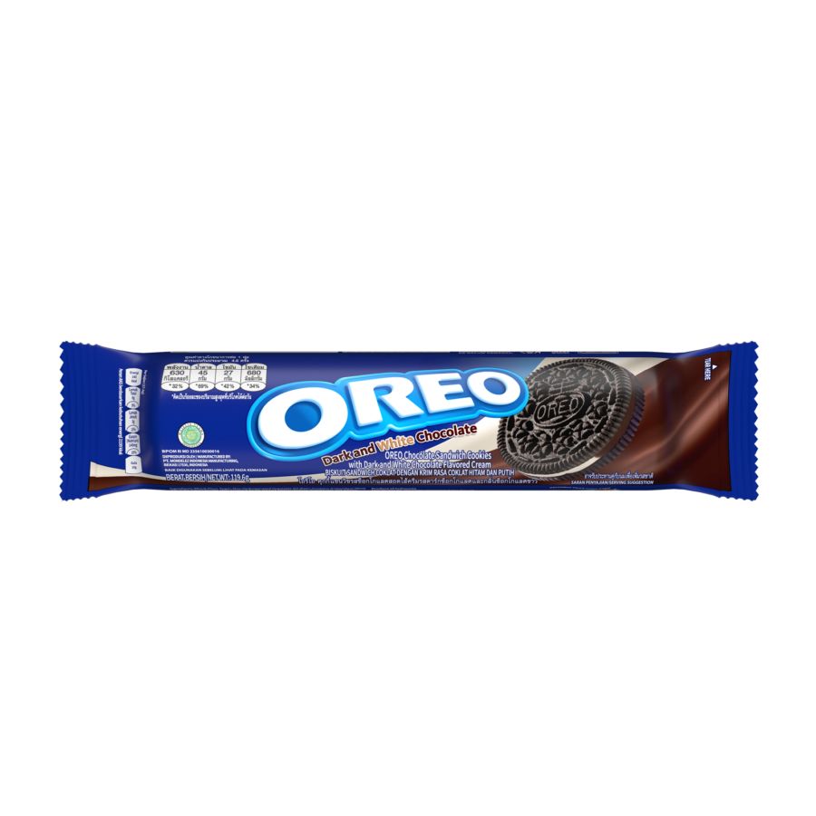 Oreo Biskuit Dark & White Chocolate/Biscuit 119gram