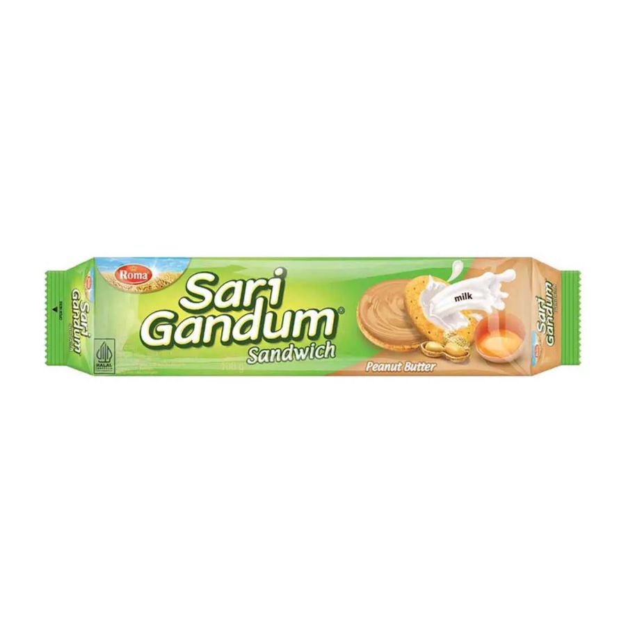 Roma Sari Gandum Peanut Butter Biscuits 108gram