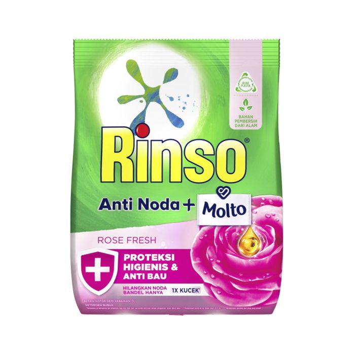 Rinso Molto Powder Detergent Rose Fresh Deterjen Bubuk