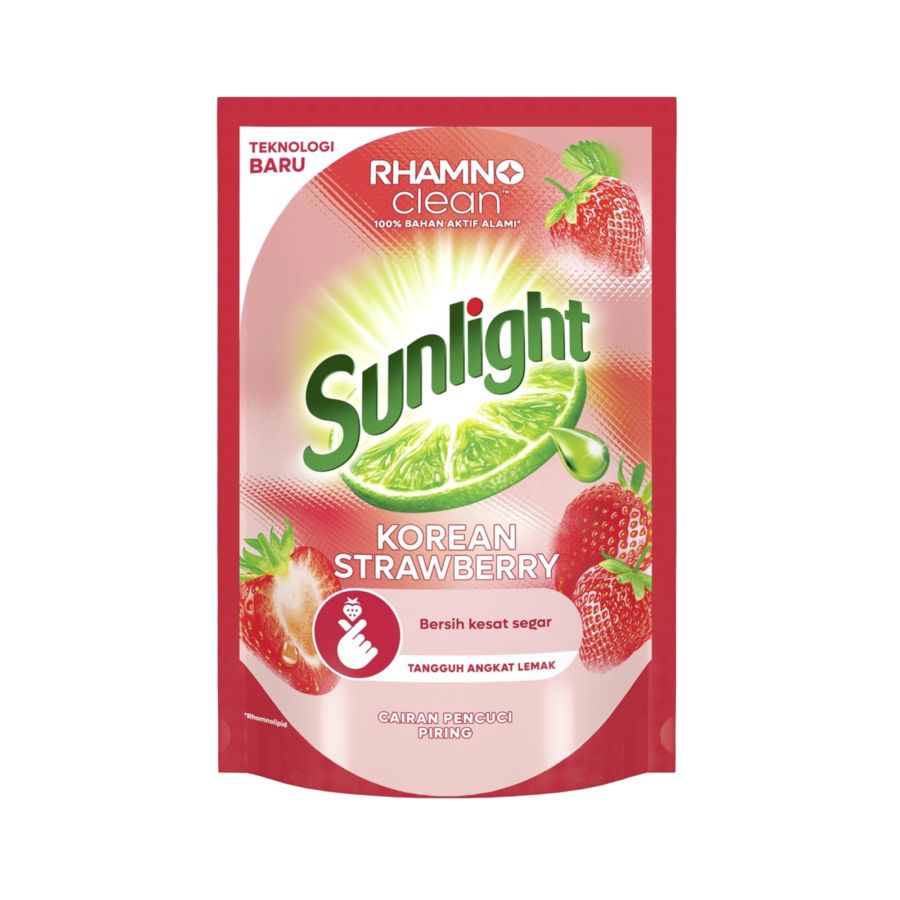 Sunlight Sabun Cuci Piring Korean Strawberry/Sabun Cuci Piring  600ml