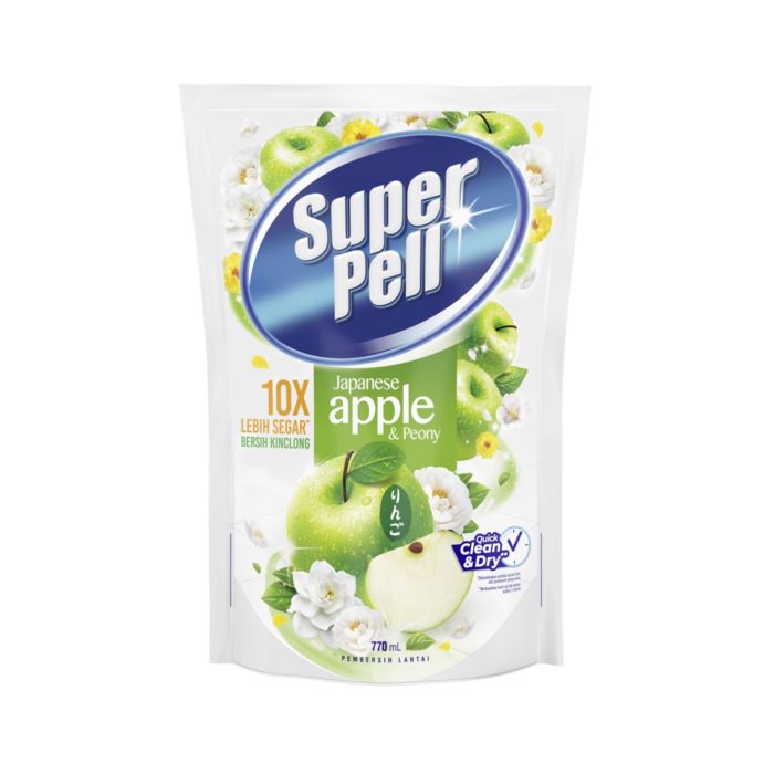 SuperPell Pembersih Lantai Fresh Apple Pouch/Pembersih Lantai