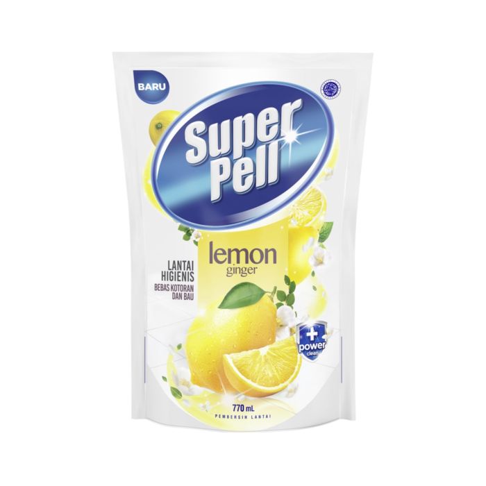 SuperPell Pembersih Lantai Lemon Ginger Pouch/Pembersih Lantai 