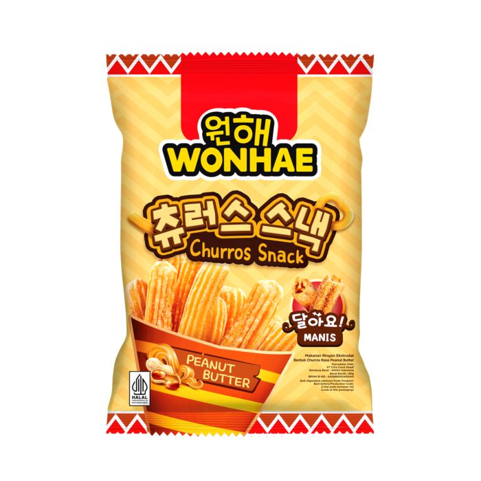 Wonhae Churros Peanut Butter 60 gr