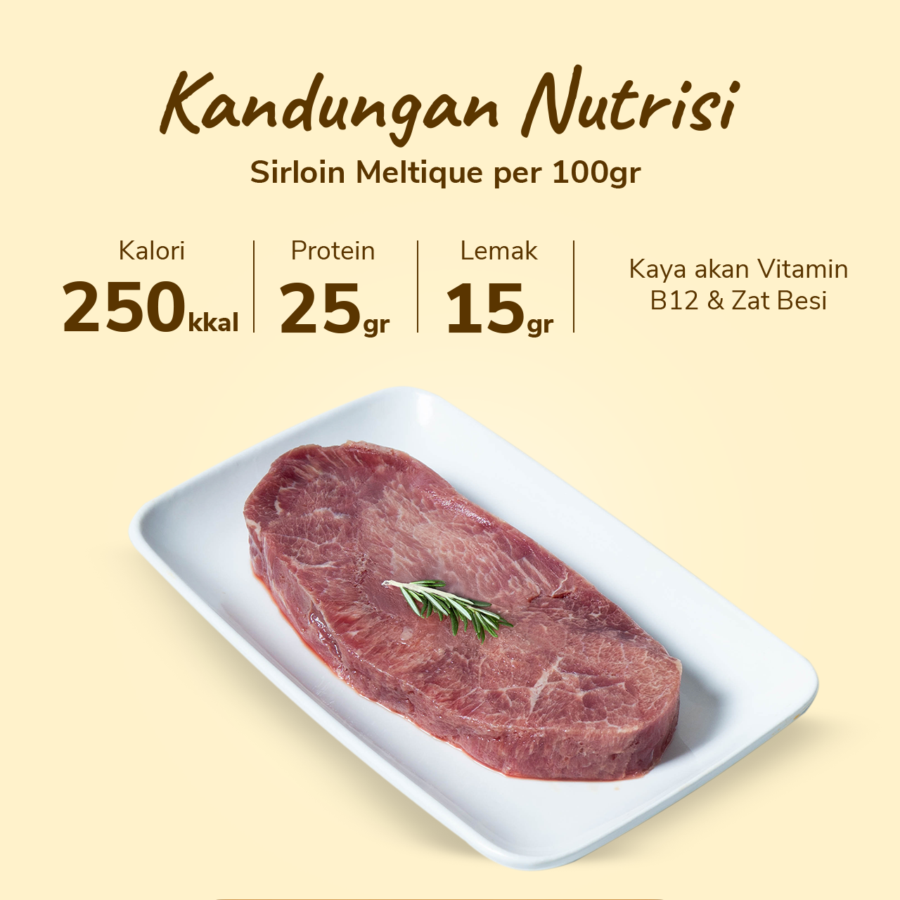 Sirloin Meltique Import  200gram