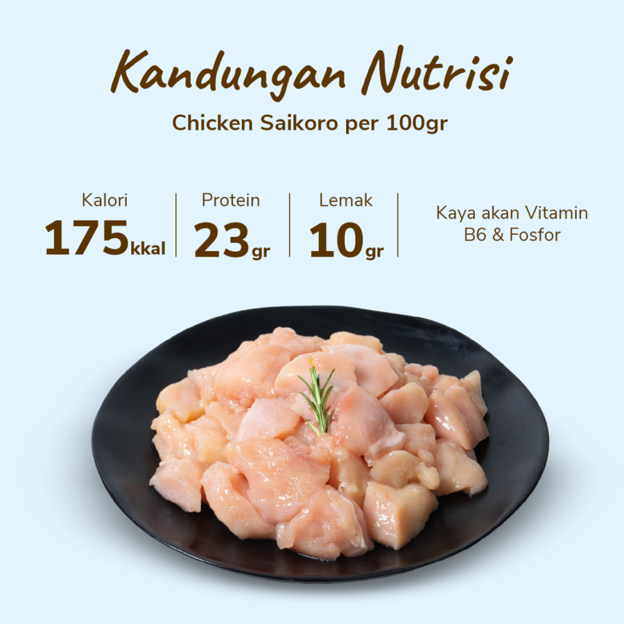 Chicken Saikoro Astro Farm 450-550gram