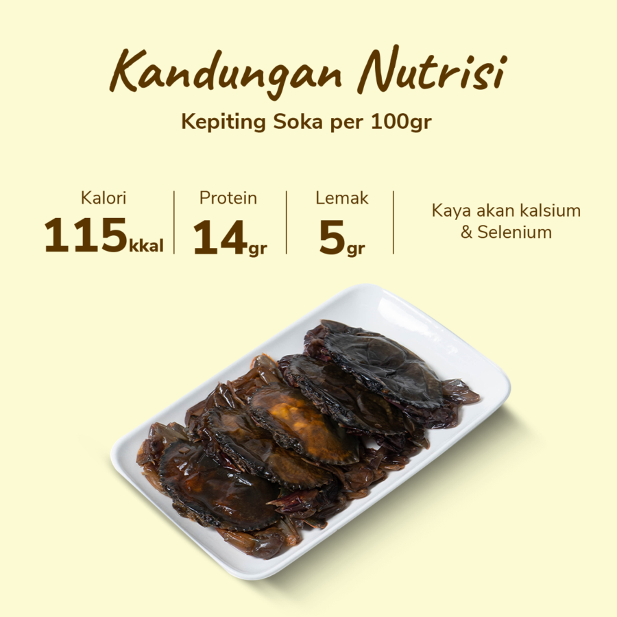 Kepiting Soka 3-5 Ekor Astro Farm 450-500gram