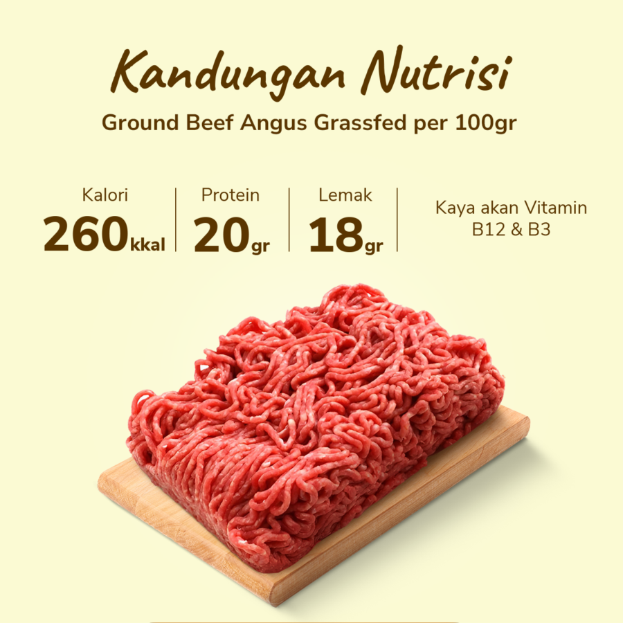 Ground Beef Angus Grassfed Meatboys x Astro Goods 250gram