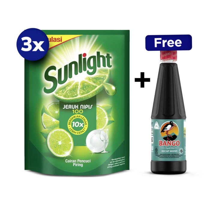 Beli 3 Sunlight 1500ml Free Kecap Bango 385 gr