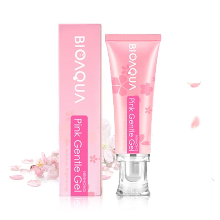 BIOAQUA Nenhong Pink Gentle Gel Pelembab Kulit dan Bibir 30gram