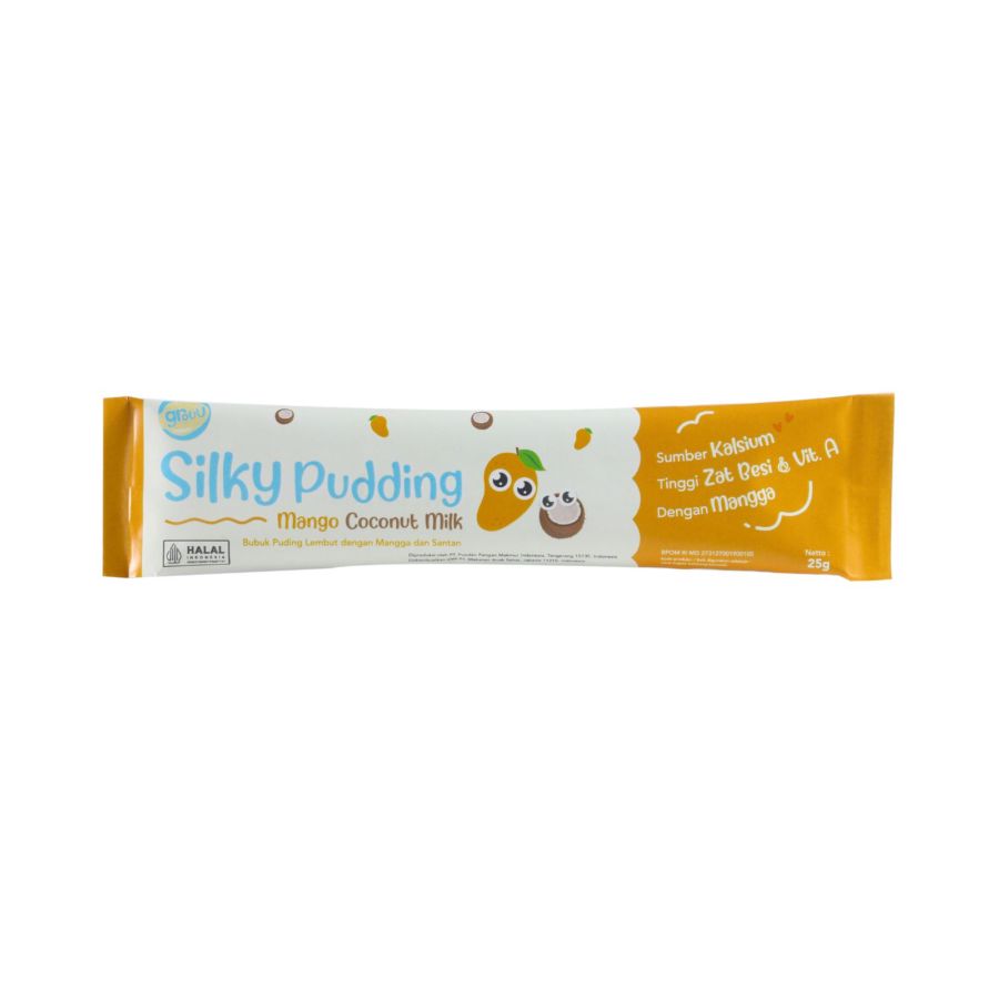 Grouu Silky Pudding Mango Coconut Milk 100gram