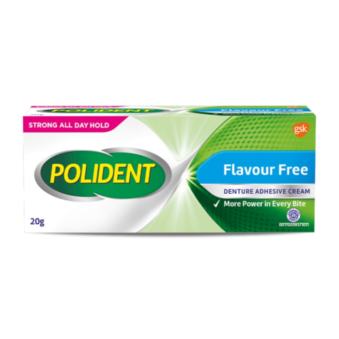 Polident Perekat Gigi Tiruan Flavor Free