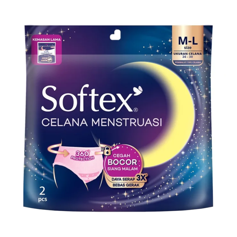 Softex Celana Menstruasi 2pcs/Pembalut Celana 1packs