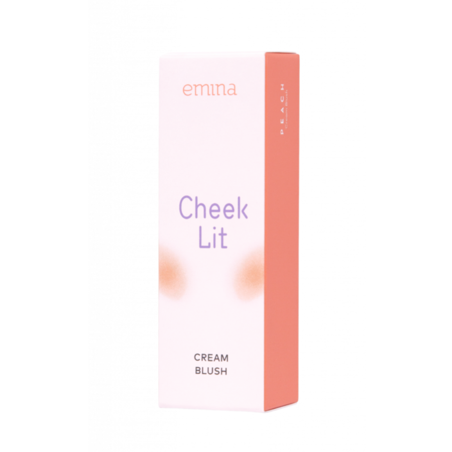Emina Cheek Lit Peach Cream Blush 10ml