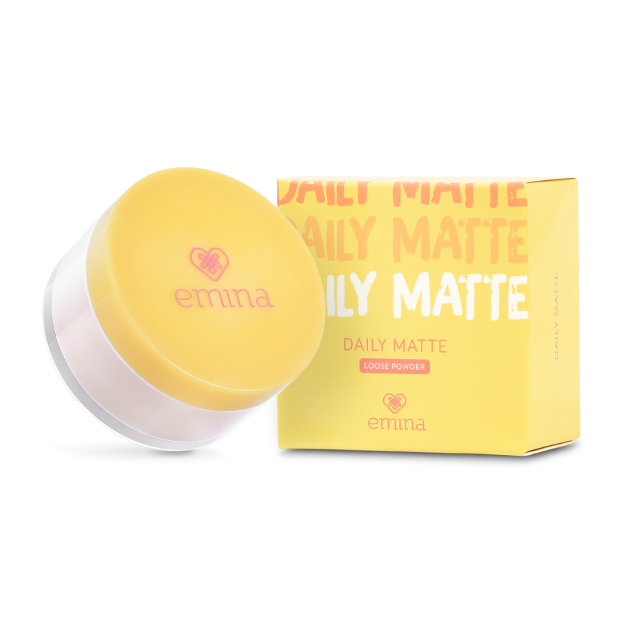 Emina Daily Matte Loose Powder 02 Natural Beige Box 20gram