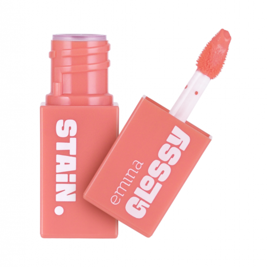 Emina Glossy Stain 04 Peach Sprinkles Box 3gram