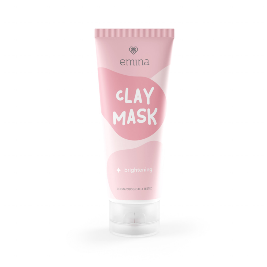 Emina Brightening Clay Mask Tube 60gram 60gram