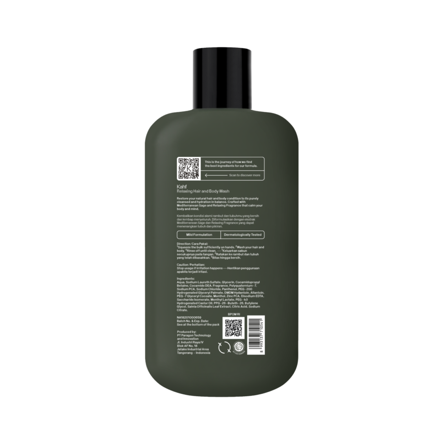 Kahf Hair and Body Wash Relaxing 200ml