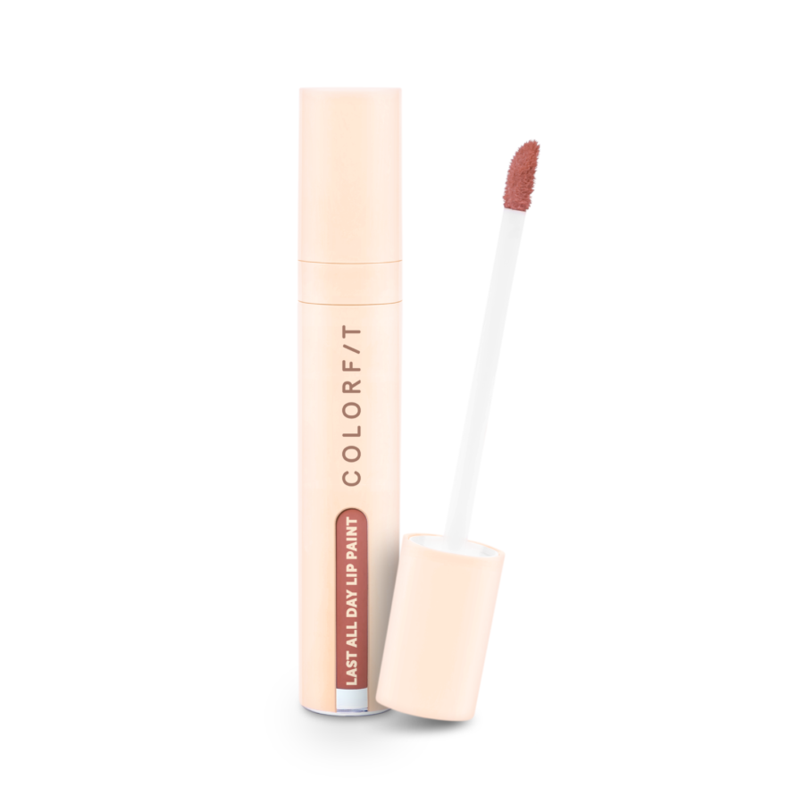 Wardah Colorfit Last All Day 04 Brownderlast Lip Paint 4gram