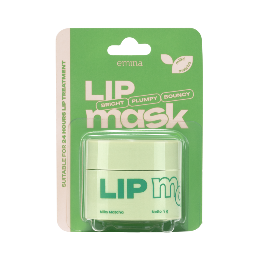 Emina Lip Mask Milky Matcha Box 9gram 9gram