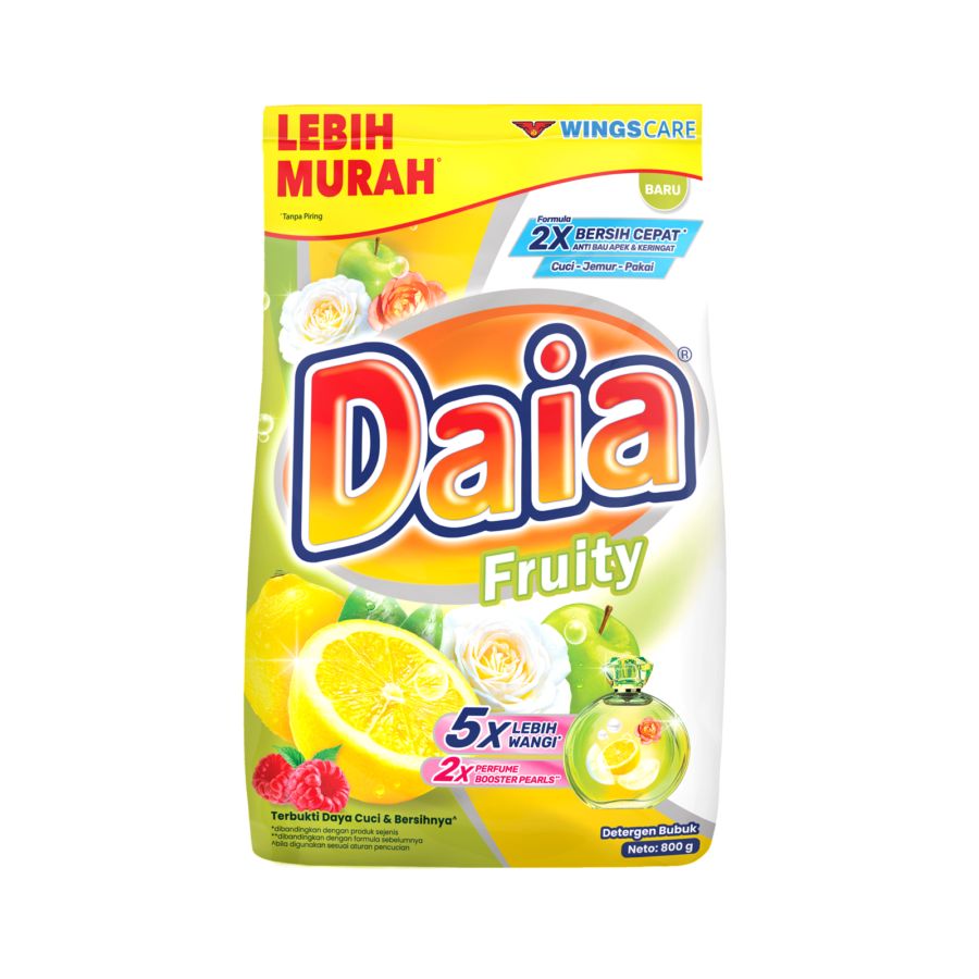 Daia Lemon Deterjen Bubuk 800gram