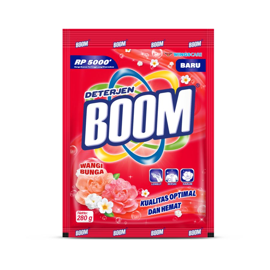 Boom Powder Detergen Wangi Bunga 280gram