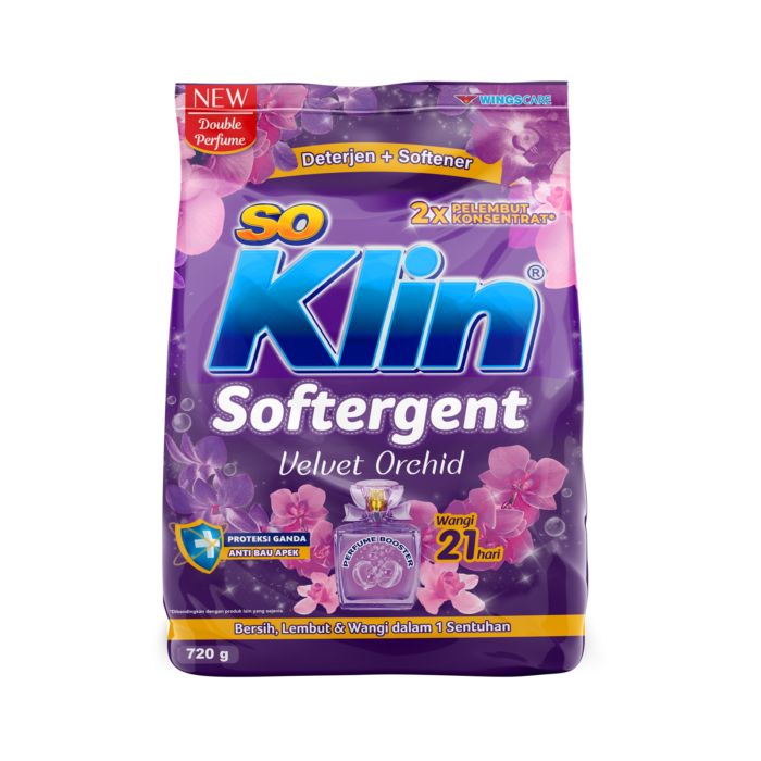 SoKlin Softergent Velvet Orchid Deterjen Bubuk