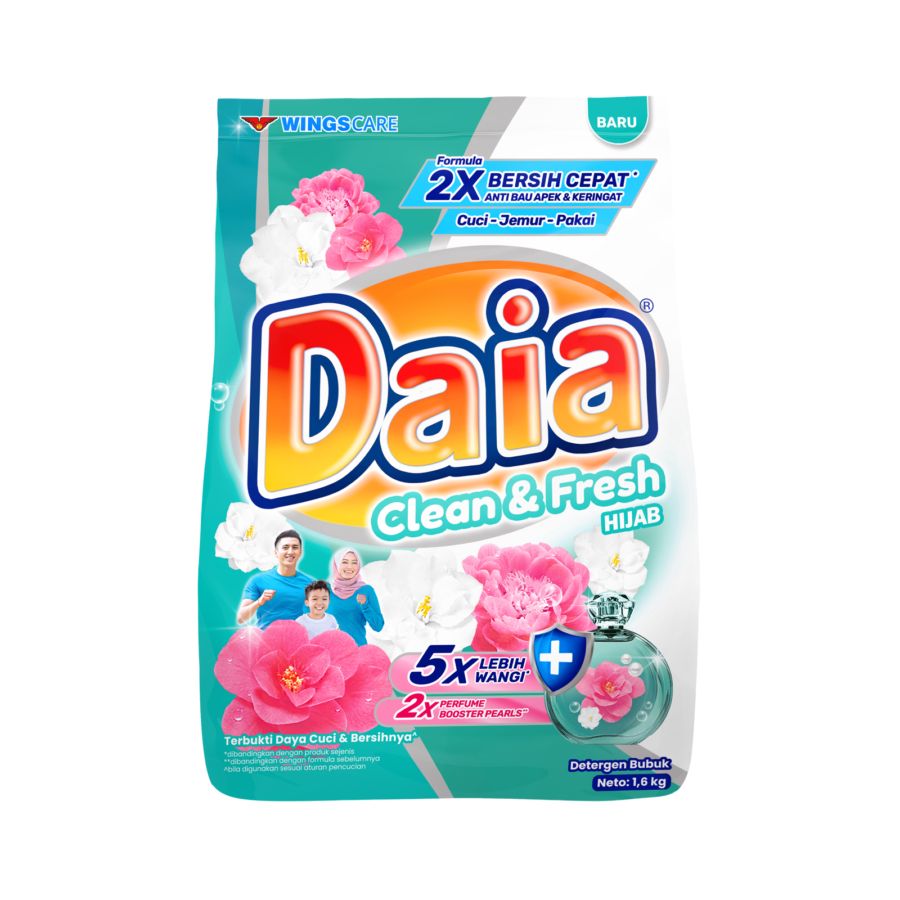 Daia Hijab Deterjen Bubuk Clean & Fresh 1600gram