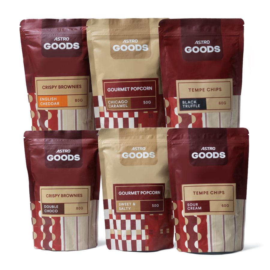 Snack Lovers Christmas Hampers Astro Goods 450gram
