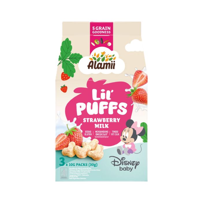 Alamii Lil Puffs Strawberry & Milk