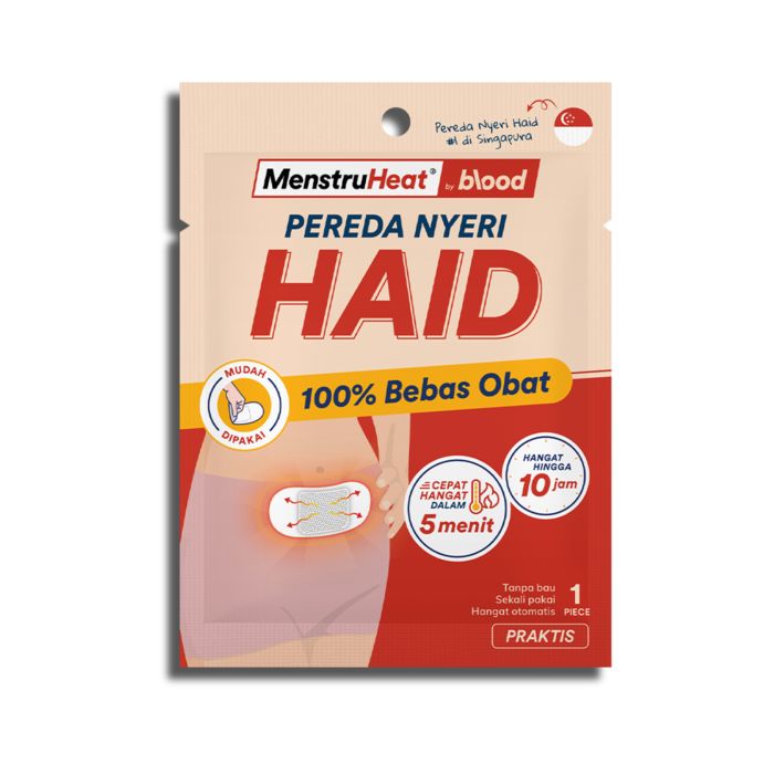 Blood MenstruHeat Pereda Nyeri Haid Mini 1 Pcs