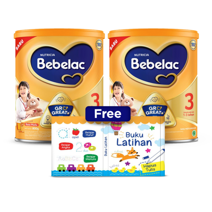 Buy 2 Bebelac 3 Madu 800gr Free Activity Book