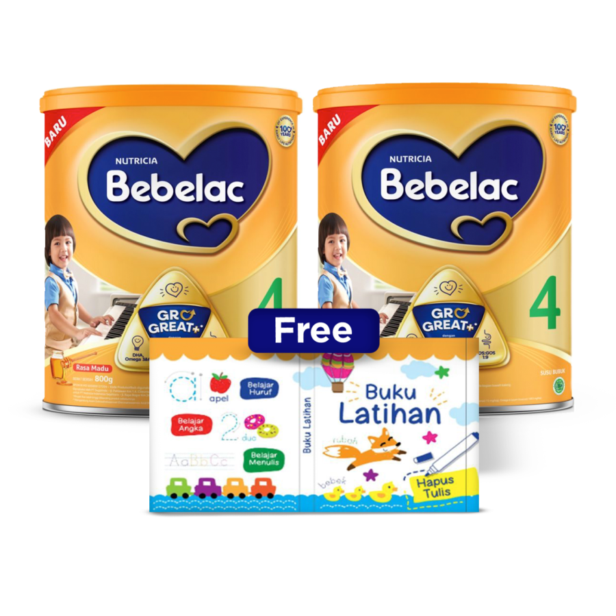 Buy 2 Bebelac 4 Madu 800gr Free Activity Book