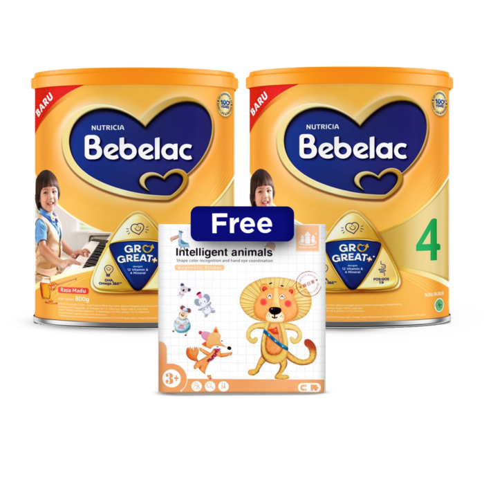 Buy 2 Bebelac 4 Madu 800gr Free Magnetic Sticker Box