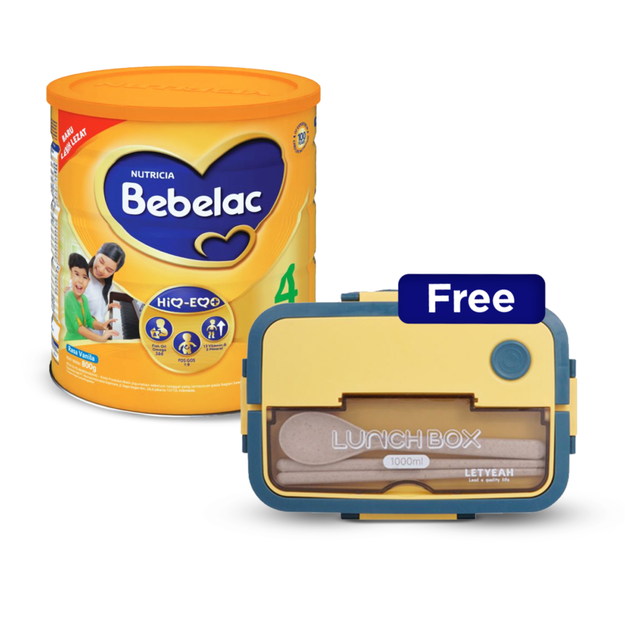 Buy Bebelac 4 Vanilla 800gr Free LetYeah Lunch Box