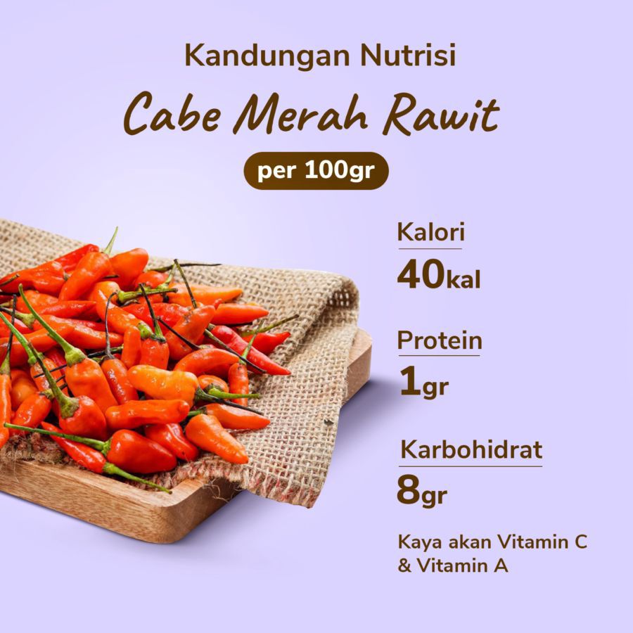 Cabe Merah Rawit Astro Farm 100gram