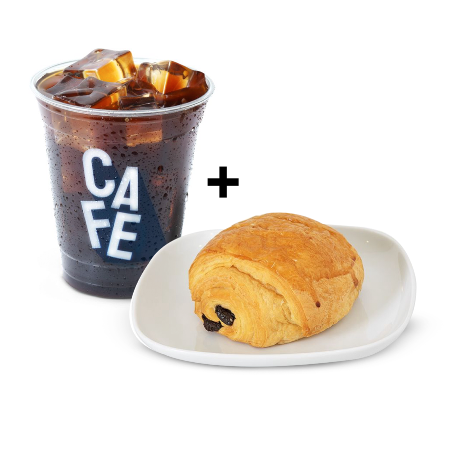 Chocolate Croissant & Americano (R) Combo