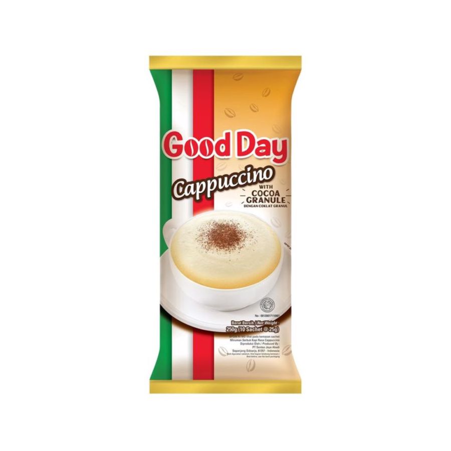 Good Day Cappucino Coklat Granule Coffee/Kopi Bubuk 250gram