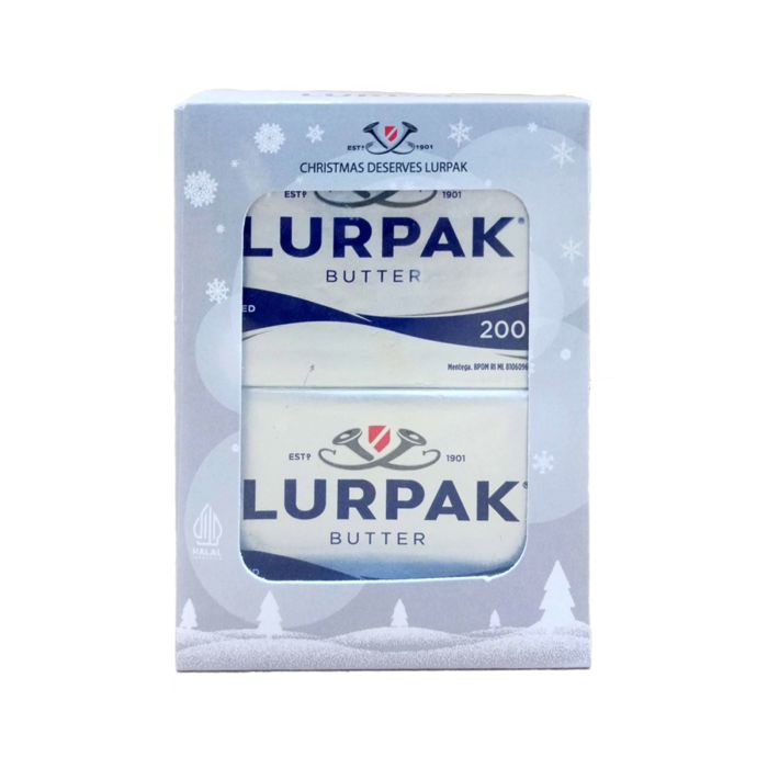 Lurpak Christmas Bundle Salted Butter 2x200gr