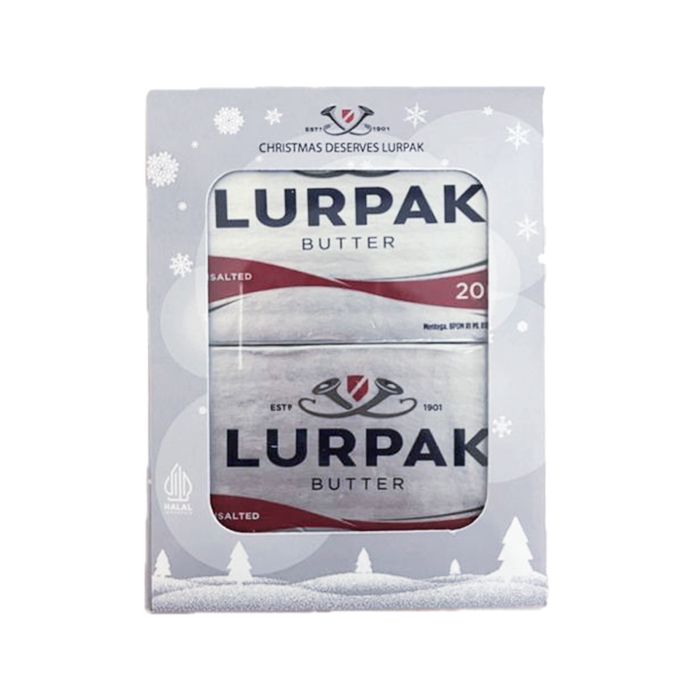 Lurpak Christmas Bundle Unsalted Butter 2x200gr