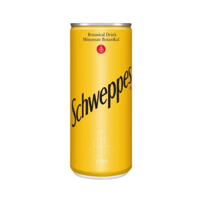 Schweppes Botanical Tonic Water Drink Can/Minuman Soda