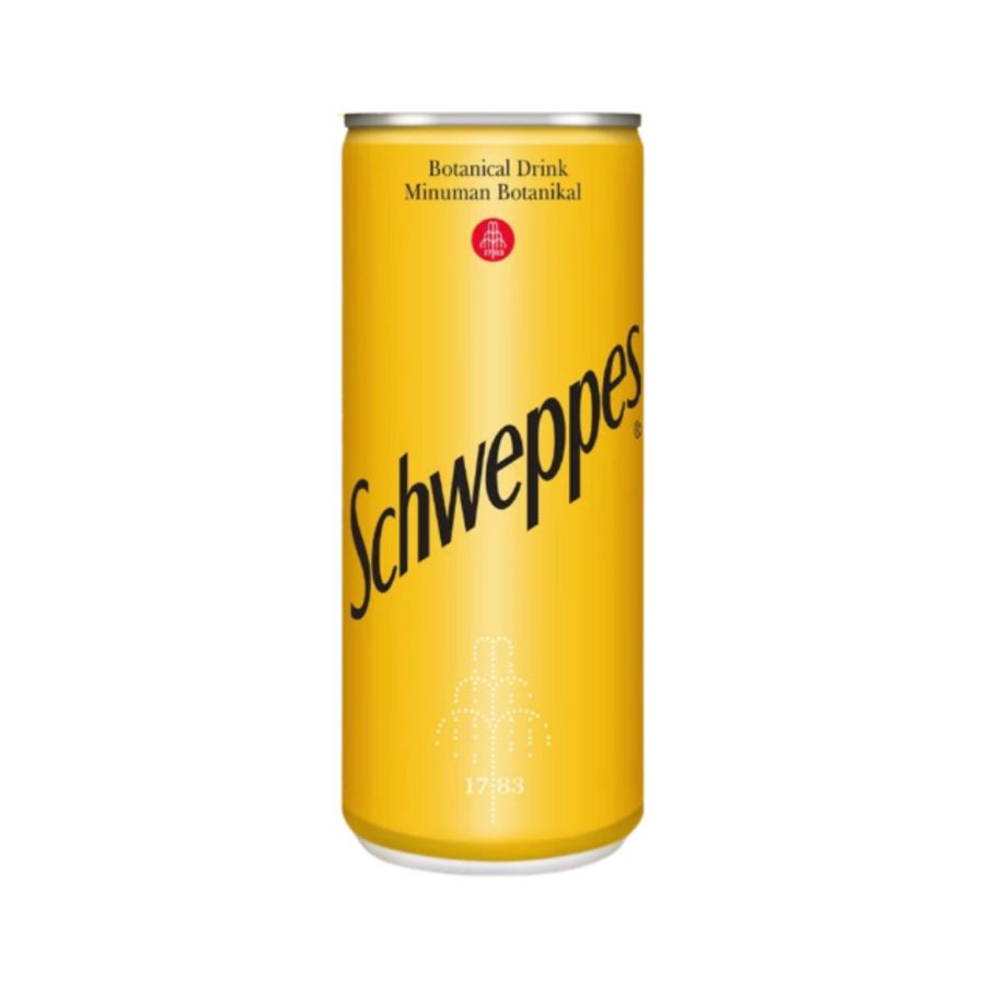 Schweppes Botanical Tonic Water Drink Can/Minuman Soda 250ml