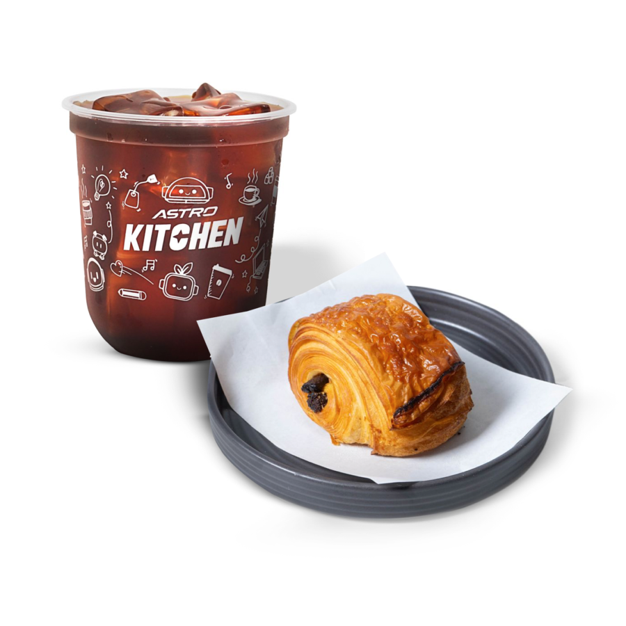 Pain Au Chocolat x 49rs - AK + Iced Americano (Espresso Base) - Regular