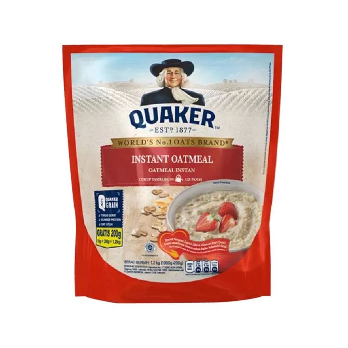 Quaker Instant Oatmeal Al-Foil