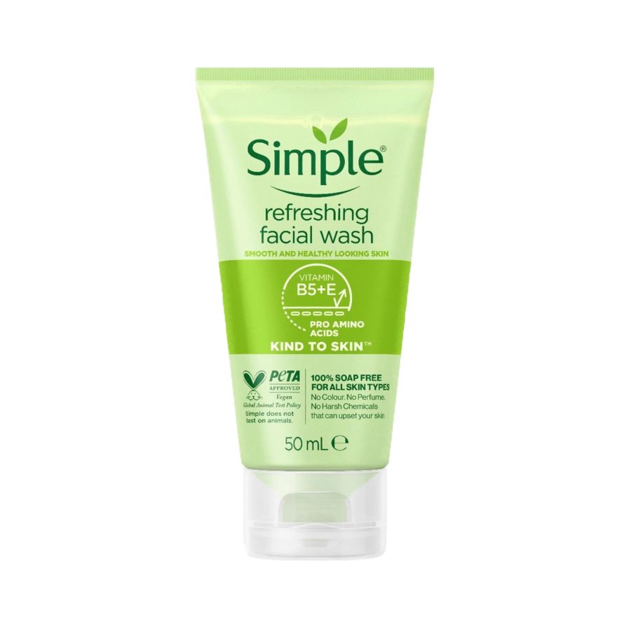 Simple Facial Wash Gel Refreshing Pembersih Wajah 150ml
