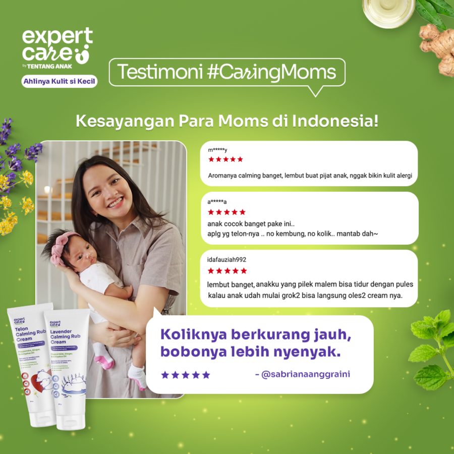 Expert Care Calming Rub Cream Lavender Perawatan Bayi 50gram