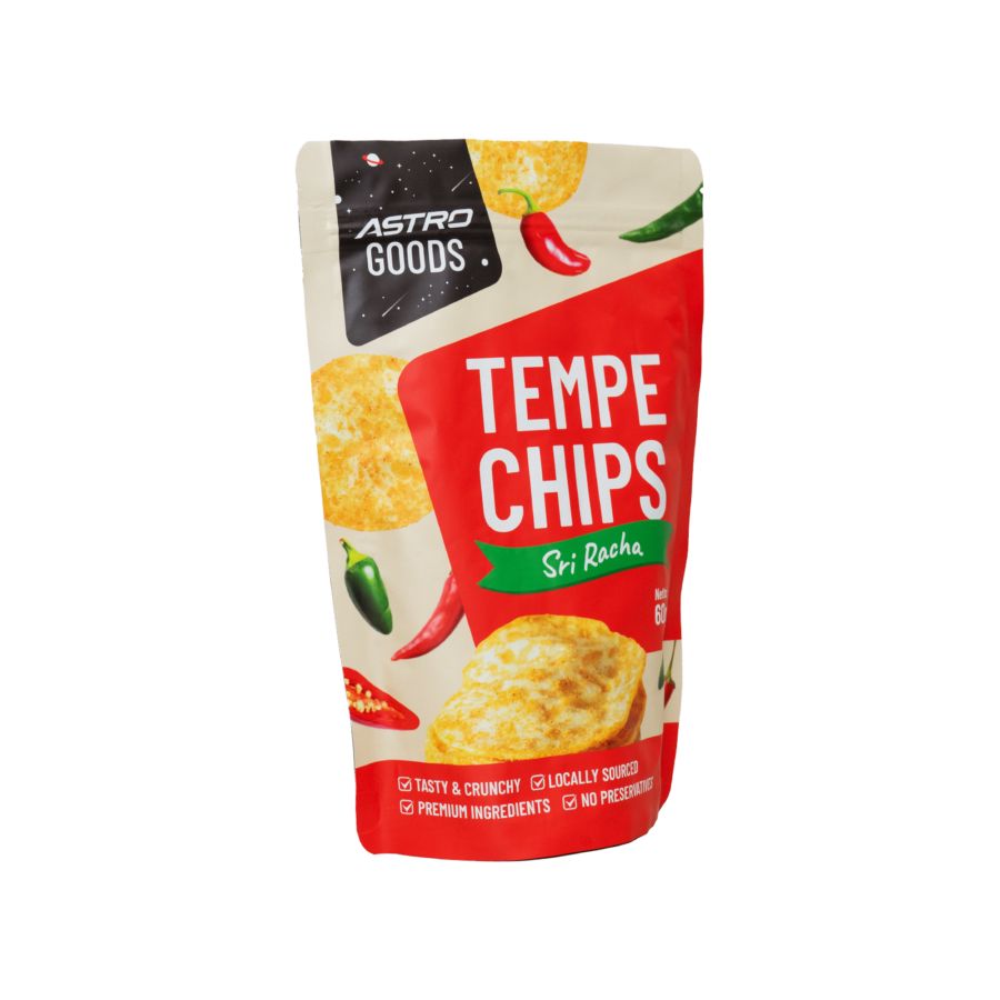 Tempe Chips Sri Racha Sauce Keripik Tempe Astro Goods 60gram