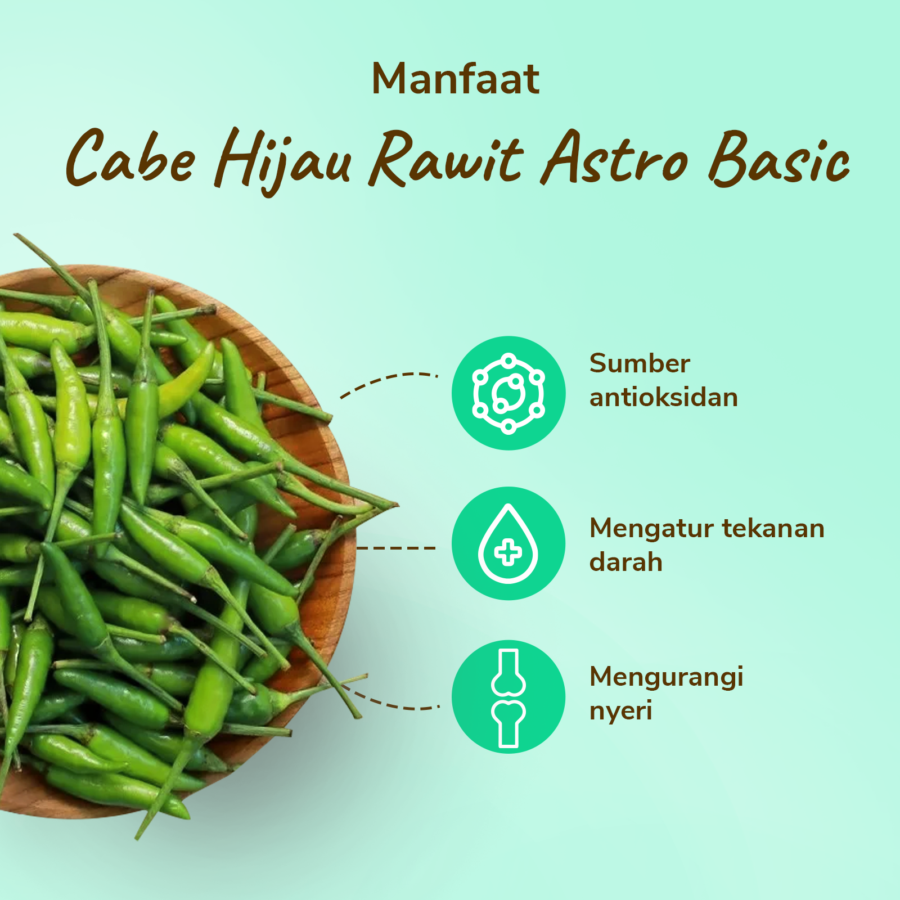 Cabe Hijau Rawit Astro Farm 100gram