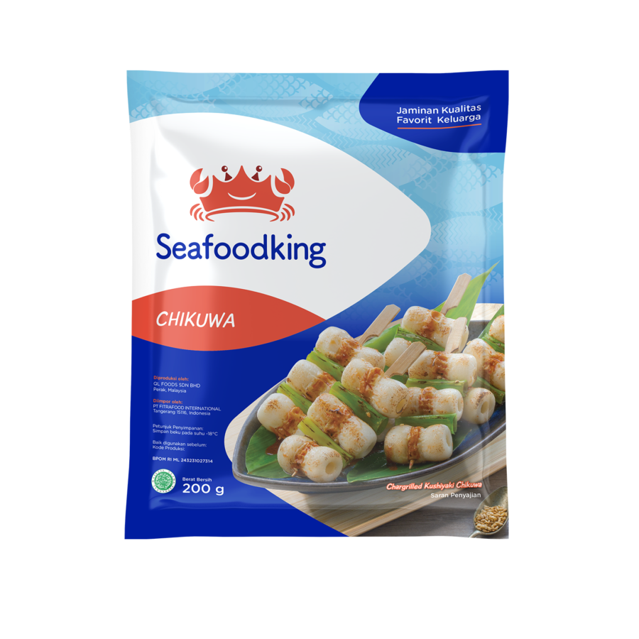 SeafoodKing Chikuwa Fish Cake 200gram