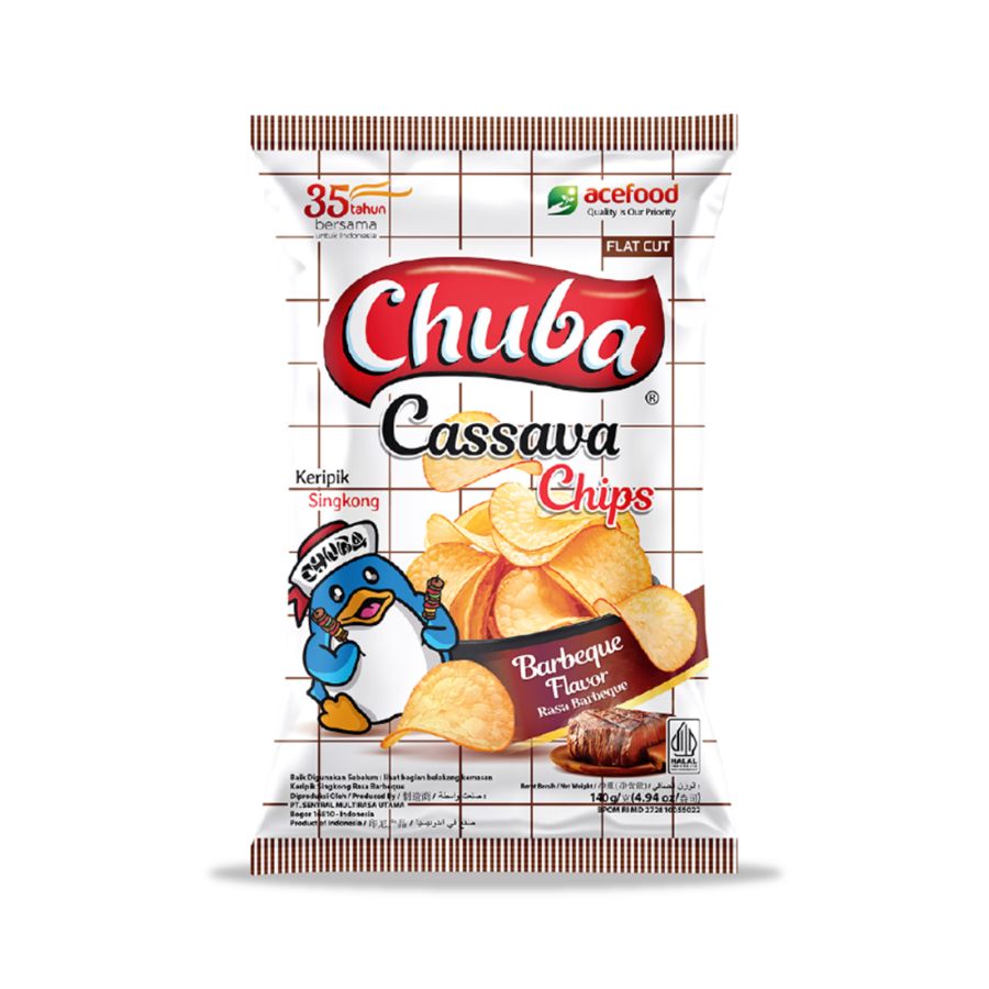 Chuba Cassava Chips Barbeque 140gram